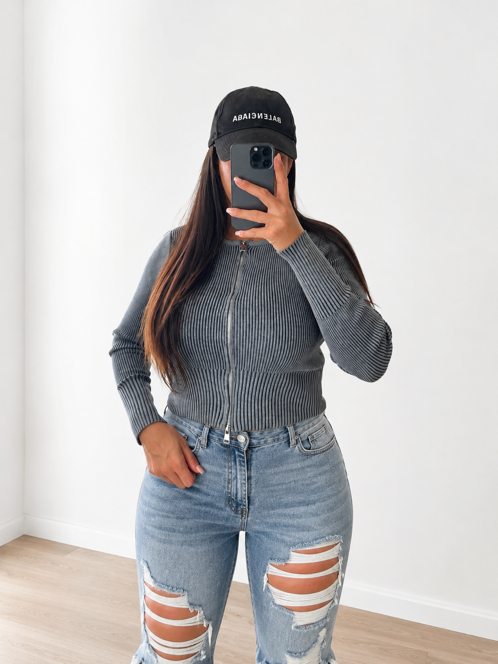 Veste Léna grise